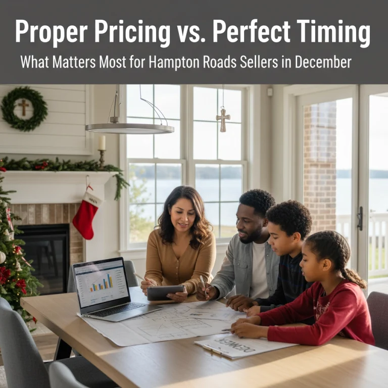 Proper Pricing vs. Perfect Timing: What Matters Most for Hampton Roads Sellers in December