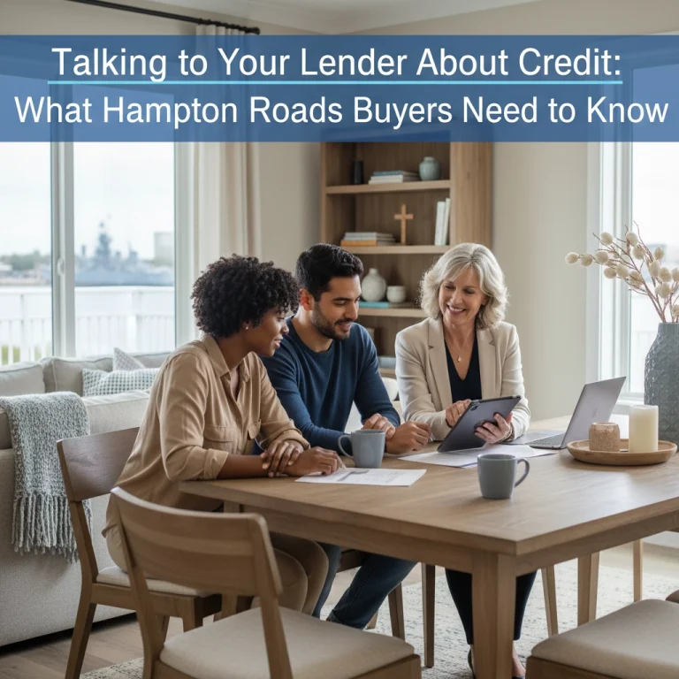 Talking to Your Lender About Credit: What Hampton Roads Buyers Need to Know