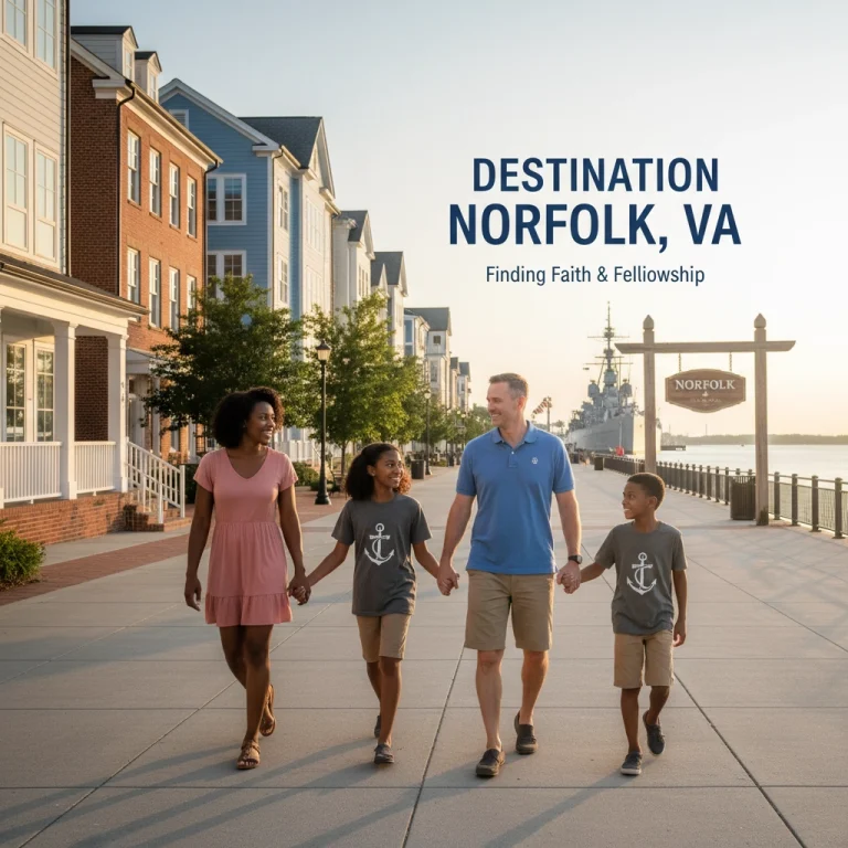 How Military Families Can Find Community & Faith When Relocating to Hampton Roads