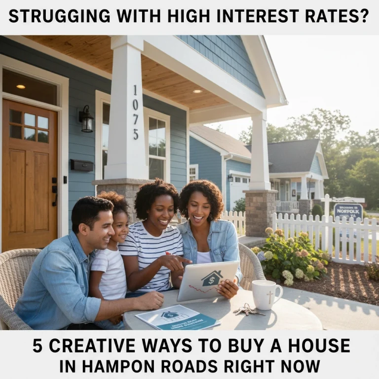 Struggling with High Interest Rates? 5 Creative Ways to Buy a House in Hampton Roads Right Now